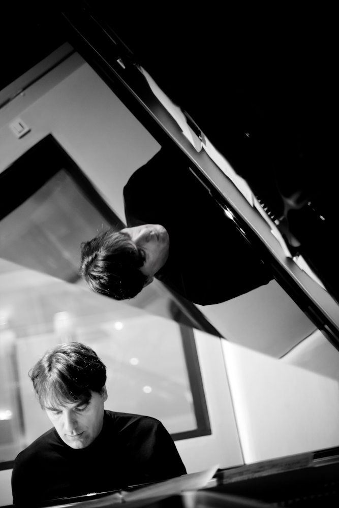 young man getting his hair coloured